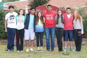 From left to right: Anthony Graffigna, Sarah Golden, Arjun Kapoor, Courtney Schwartz, Rohan Gulati, Bonnie Lerman, Harris Wekselblatt and Leigh Anderson.