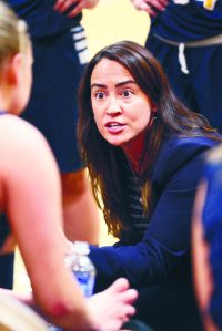 Melissa “Missy” Traversi is the new head coach of the Adelphi University women’s basketball team (Credit Wheelock Sports Information)