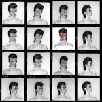 Aladdin Sane Contact Sheet