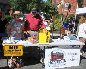 Ann and Bill Corbett, Sr. of Citizens Against Rail Expansion (CARE) (Photo by Stephen Takacs)