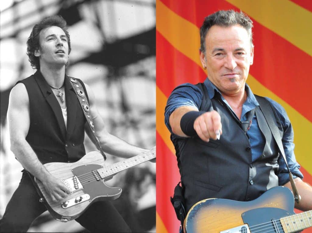 Bruce Springsteen 1988 and 2012