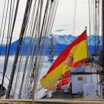 Buque escuela Juan Sebastian de Elcano Navegando por el Canal de Beagle 2