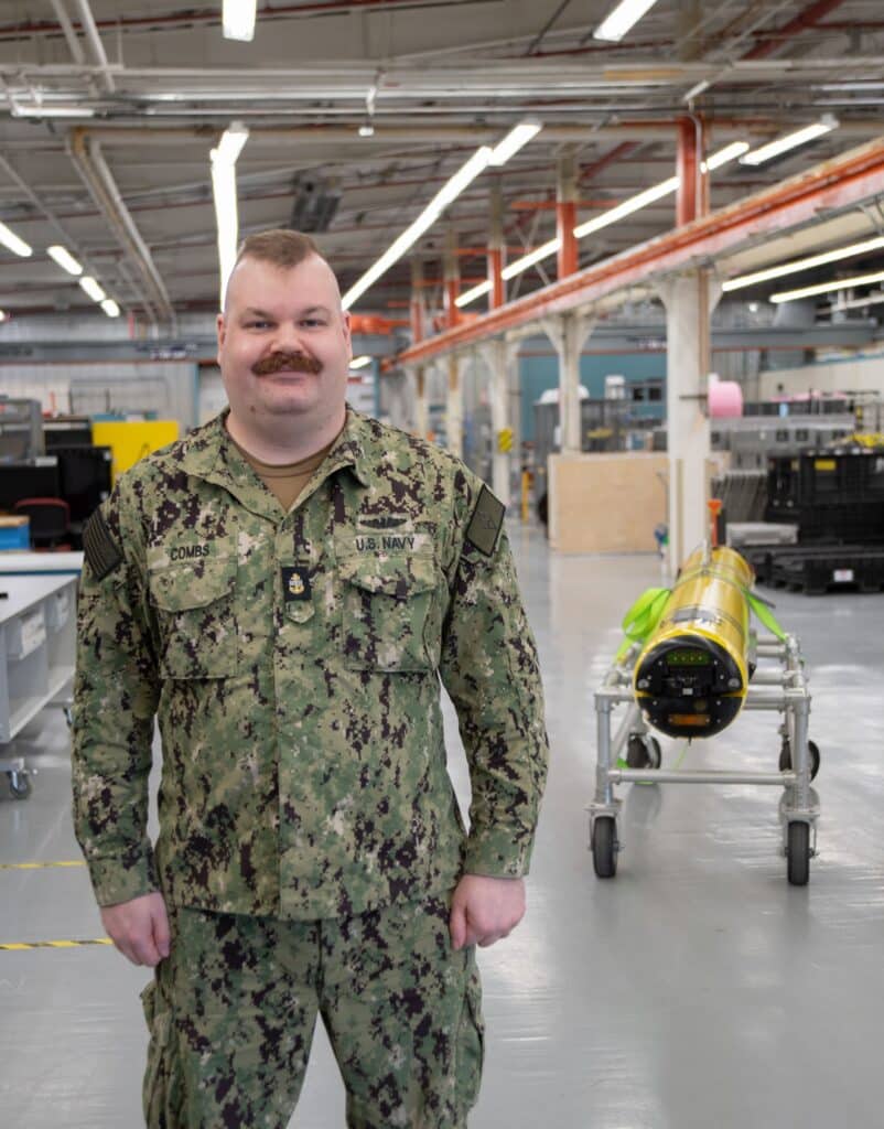 Jess Combs Supports Navy’s First Unmanned Undersea Vehicles