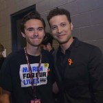 David Hogg and Justin Guarini Michael Kushner