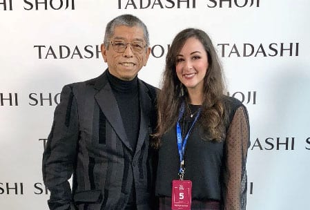 Designer Tadashi Shoji and editor Jennifer Fauci-web