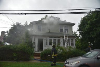 HFD Notre Dame Ave lightning strike 1821 hrs 7-22 041