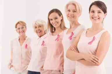 Symbol of breast cancer struggle