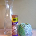 Do It Yourself Decorating Yarn-Wrapped Vase Photo by Kimberly Dijkstra