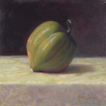 Manu Saluja Harvest Oil on Linen 12x12 1