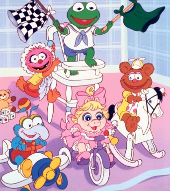 MUPPET BABIES, 1984-1991 (l to r) (top Animal, Kermit, (bottom), Gonzo, Miss Piggy, Fozzie, 1984, ©H