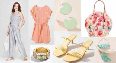 Pastels Fashion collage