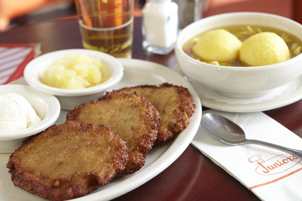 Potato Pancakes and Matzoh Ball Soup