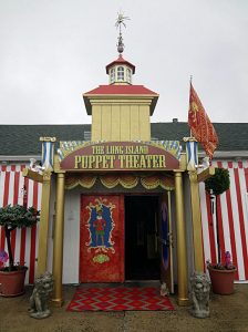 Step inside, kids—entertainment awaits, including classic puppets (inset).. (Photos by Chris Boyle