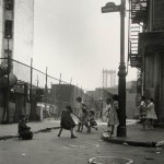 Rebecca Lepkoff Street Play Monroe Street 1940s Gelatin silver print Howard Greenberg Gallery