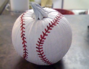 Sports pumpkin