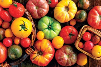 Assortment of Fresh Heirloom Tomatoes