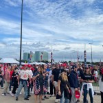 Trump rally atmosphere