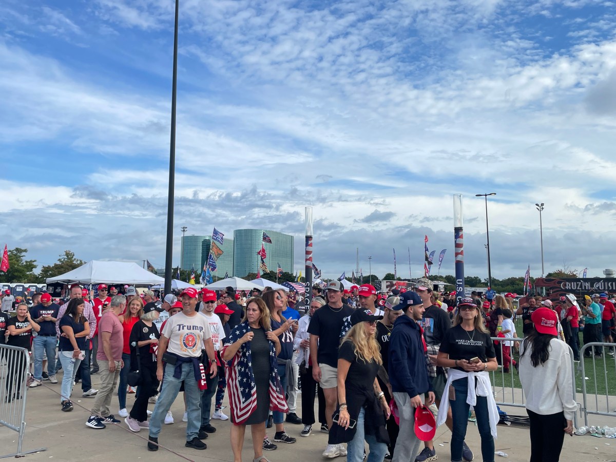 Trump rally atmosphere