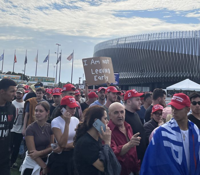 Trump rally atmosphere