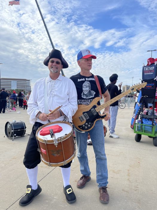 Trump rally atmosphere