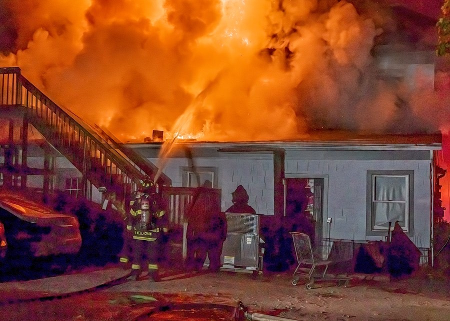 sayville fire businesses community rally