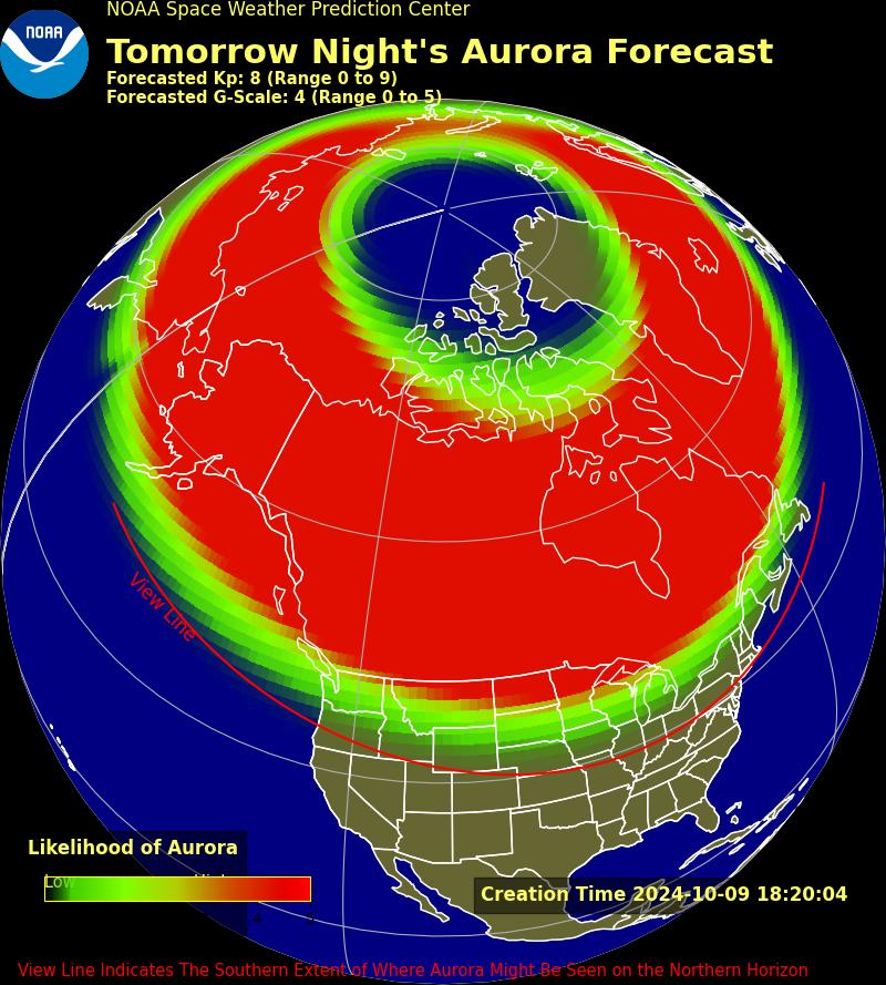 Massive Storm May Bring AuroraFilled Skies, Disrupted Tech