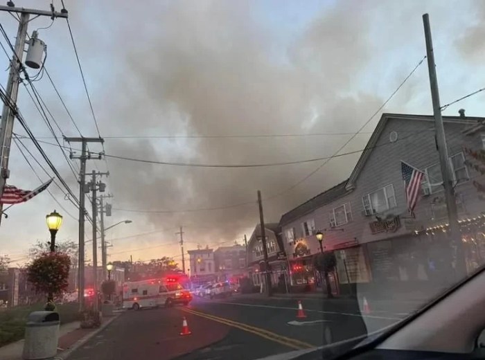 sayville fire businesses community rally