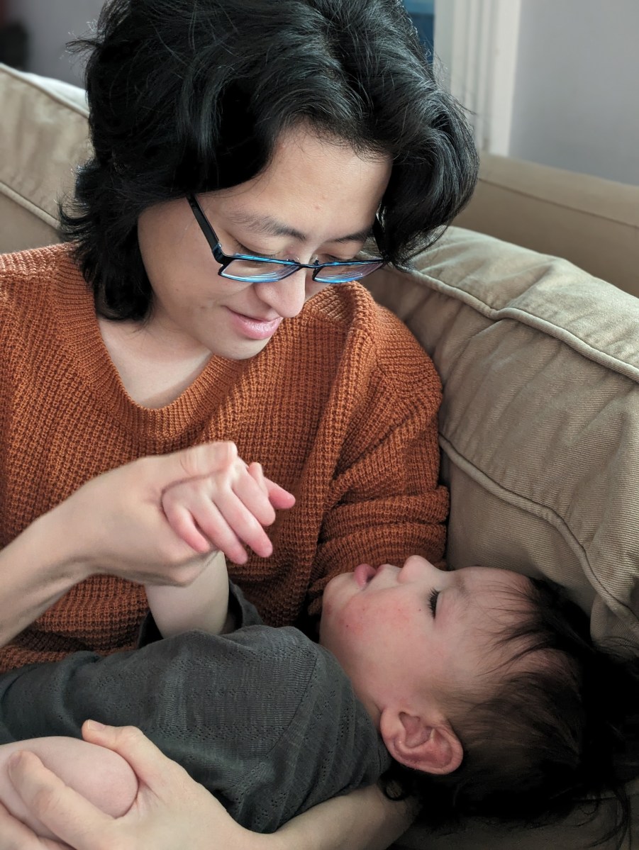 Yiwei and her son, Leo Wei Church (Photo courtesy of TNPO2 Foundation)