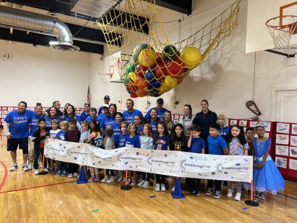 1- Fiona and her ONE-derful Warriors prepare to lead the in-school walk-a-thon[94]