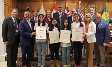 11.4.2024 – Town Honors Jericho Students as They ‘Hope for Triumph’ Over Cancer