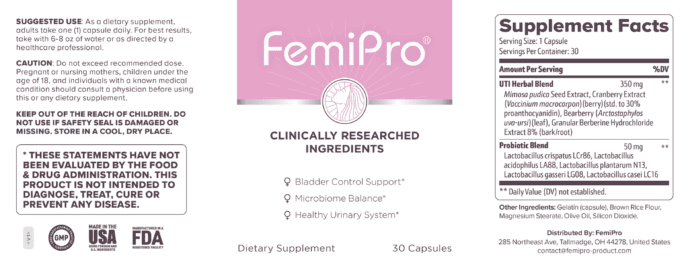 FemiPro Label