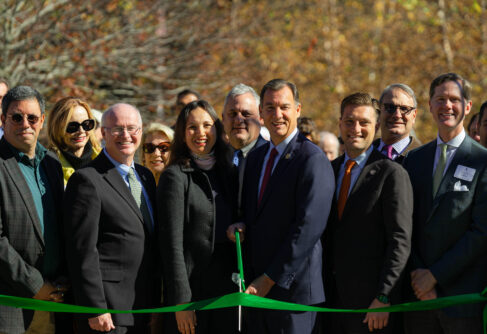 Vincent Simeone Juliana Terian George Gorman Ribbon Cutting Guest Gina J. Wouters Daniel Mackay Tom Suozzi Jake Blumencranz Michael Kempner Duncan Sahner 487x334 1