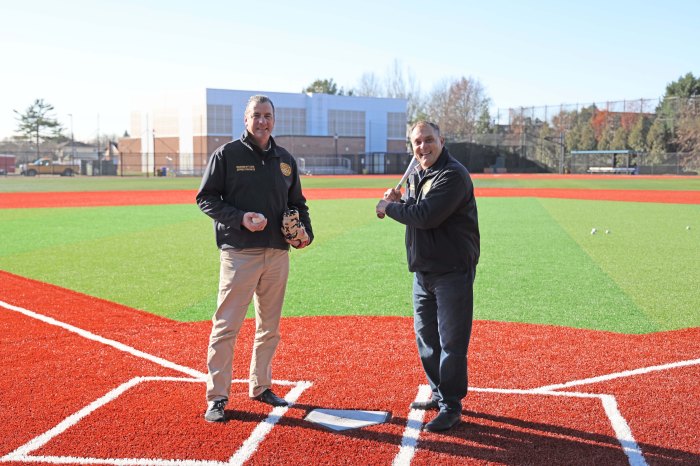 New turf fields unveiled at Plainedge Park.