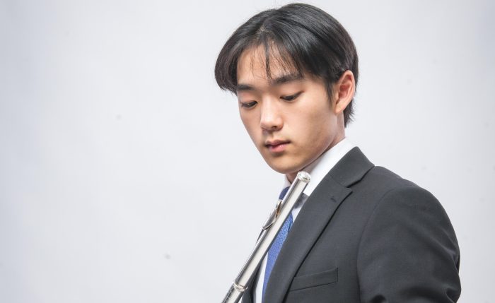 Great Neck flutist Hugh Choi, 17, who won first place in the Philadelphia International Music Festival in the 16-19 division