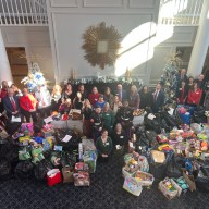 The Long Island Village Clerks and Treasurers Association's annual Holiday Luncheon and Toy Collection aids Toys for Tots.