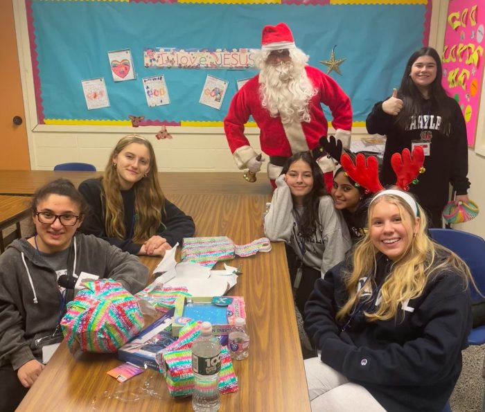 The student-led Friday Friends will bring holiday cheer with a visit from Santa on Dec. 20 (Photo provided by the Friday Friends program)