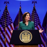 Gov. Kathy Hochul delivered her fourth State of the State address in Albany on Tuesday, Jan. 14