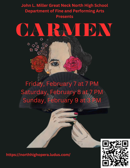 The North High School music department will be performing the French opera "Carmen"