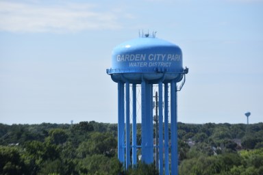 Garden City Park Water and Fire District water tower