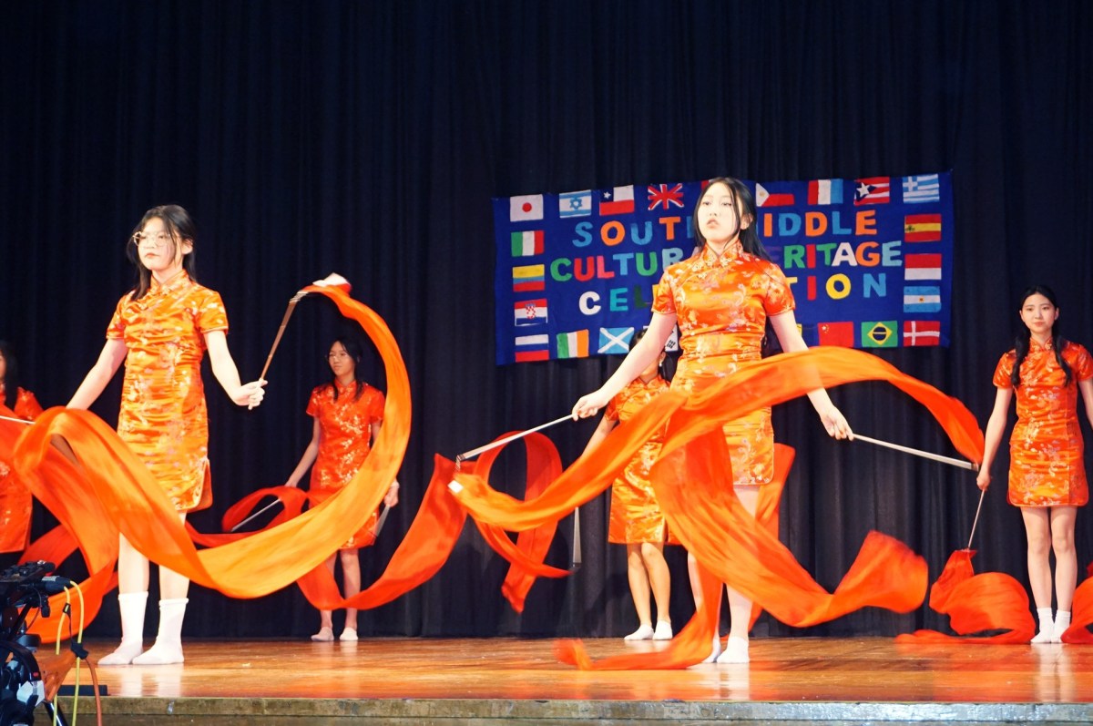 Great Neck South Middle School hosted a cultural heritage celebration filled with traditional performances, food and educational displays