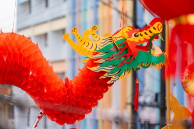 The dragon god, a powerful creature that symbolizes good fortune and prosperity in China during the Lunar New Year festival, is set to be celebrated on the pavement in China’s capital.