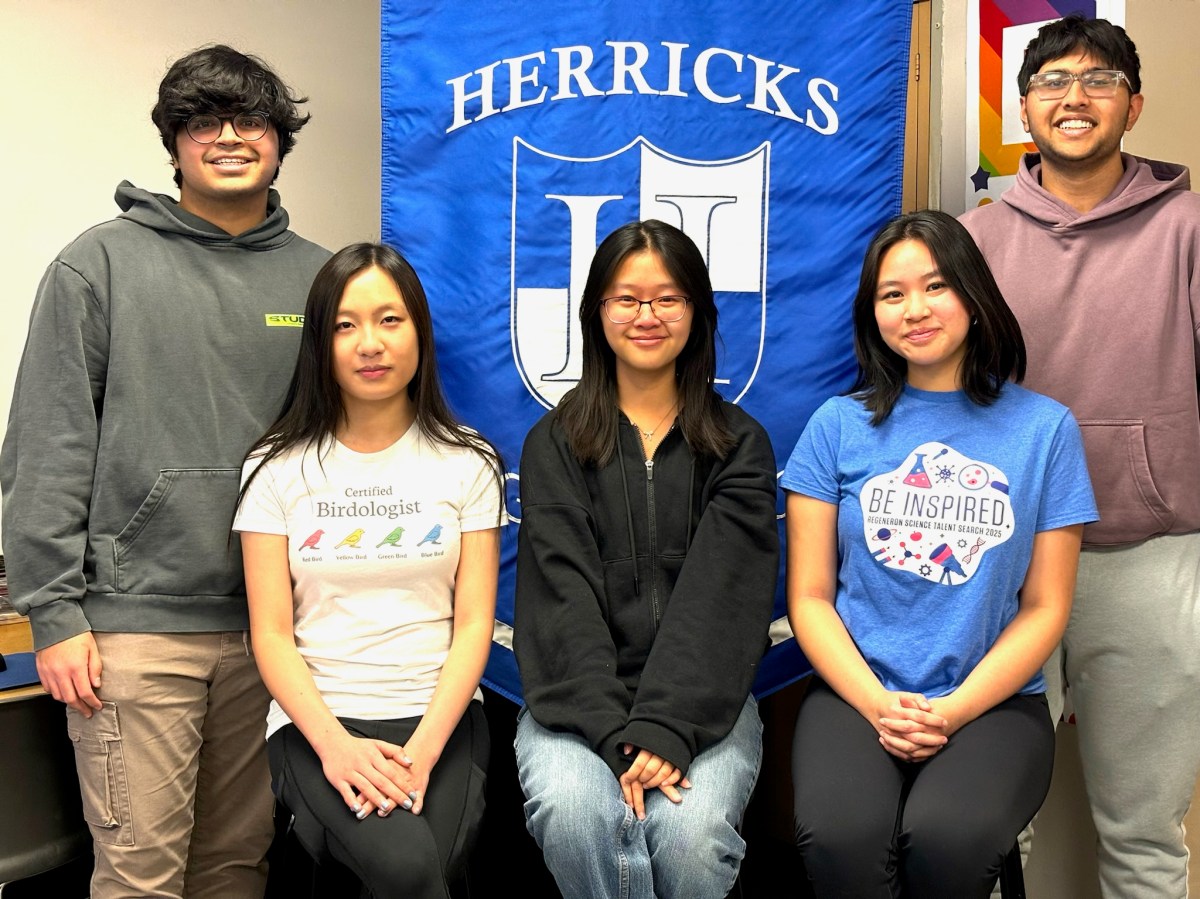 Herricks High School 2025 Regeneron Science Talent Scholars