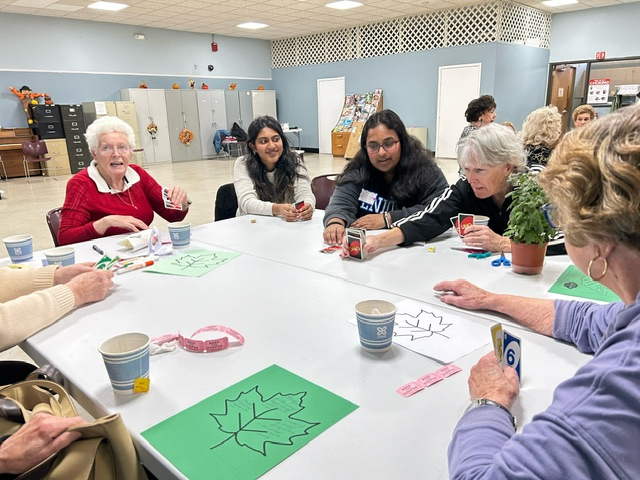 Herricks Peer Leadership engages with local senior citizens 2