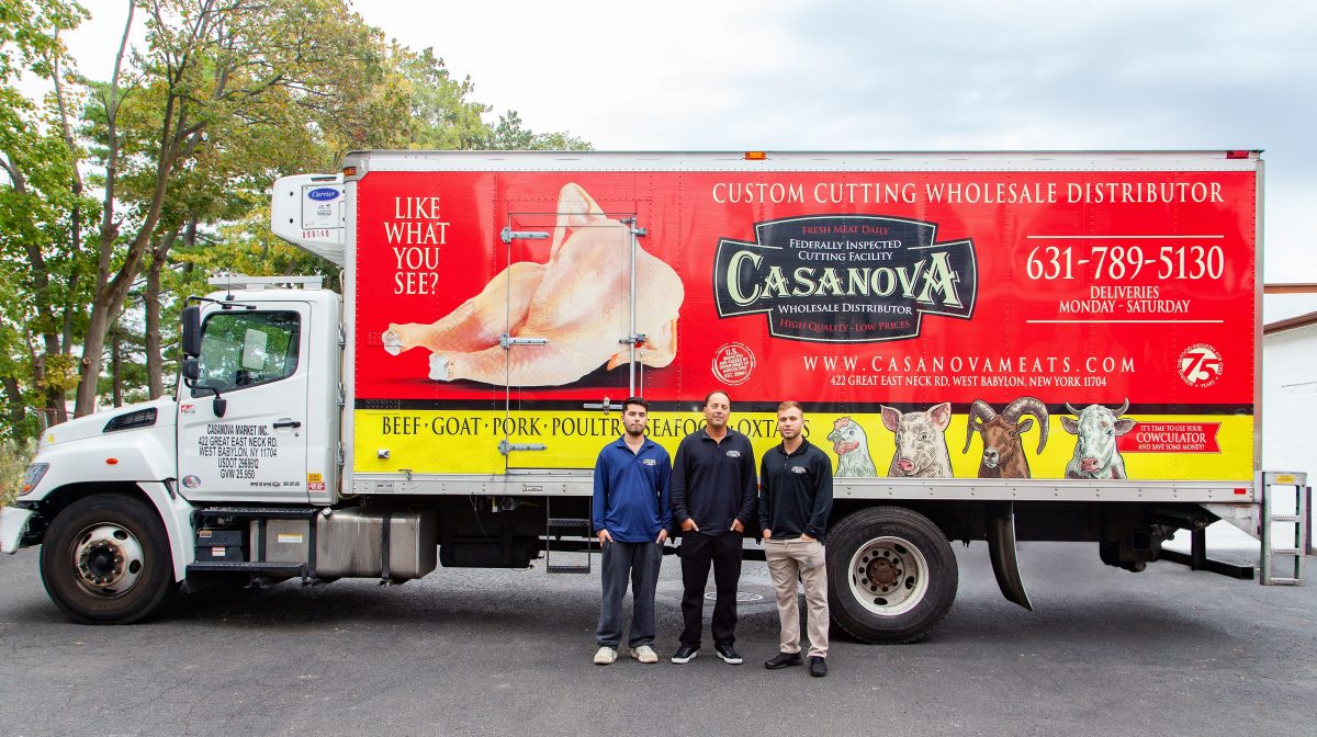 Skylar Brodman, Joel Brodman and Hunter Brodman of Casanova Meats.