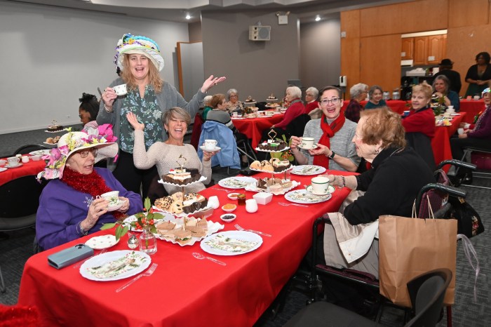 Lovers of tea, sandwiches and fancy hats felt at home at Westbury Memorial Library's annual High Tea event.