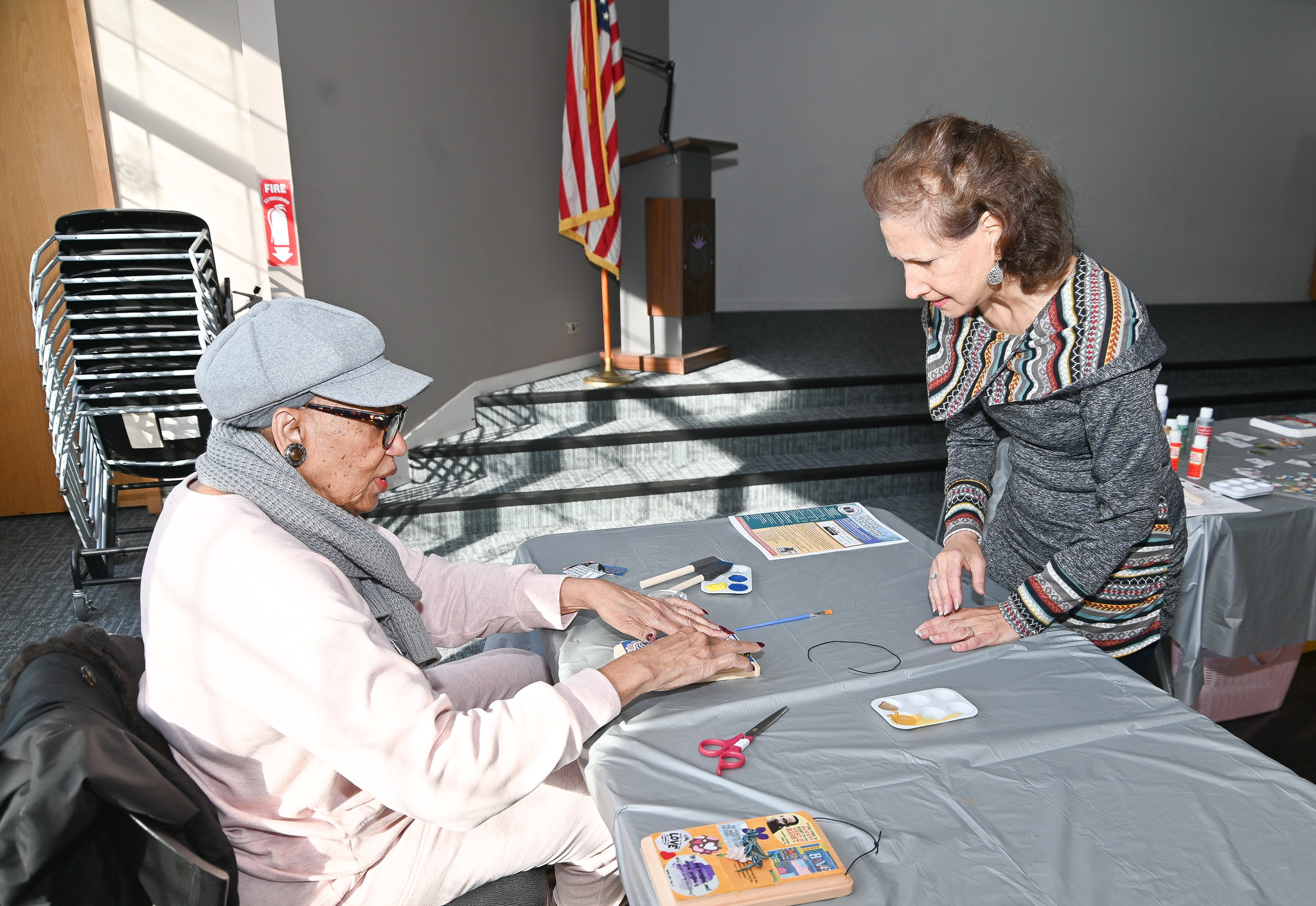 Westbury Memorial Library MLK craft day