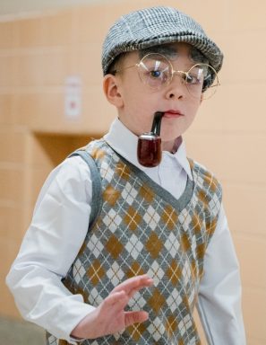 On Feb. 14, kindergarteners at Central Boulevard Elementary School marked their 100th day of school with a festive parade dressed as lively centenarians.