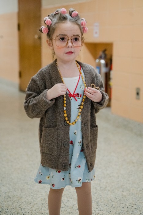 On Feb. 14, kindergarteners at Central Boulevard Elementary School marked their 100th day of school with a festive parade dressed as lively centenarians.