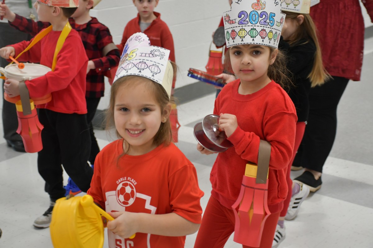 Cherry Lane students participated in a Lunar New Year parade.