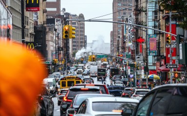 Manhattan traffic, New York City